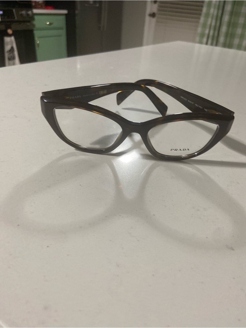 Prada Women's Tortoiseshell Cat-Eye Eyeglass Frames - Prada Tortoise  Frames